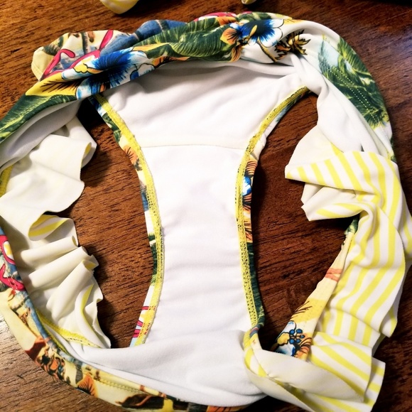 OP Ruffle Two Piece Bathing - Picture 5 of 6